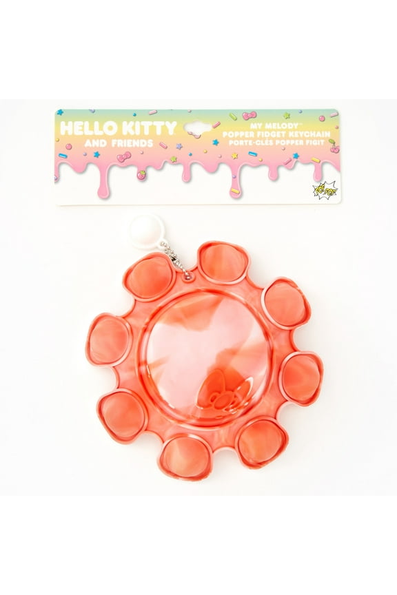 Claire's Hello Kitty® And Friends Reversible OctopPop Popper Fidget Toy, Silicon Pl Keychain, Plastic