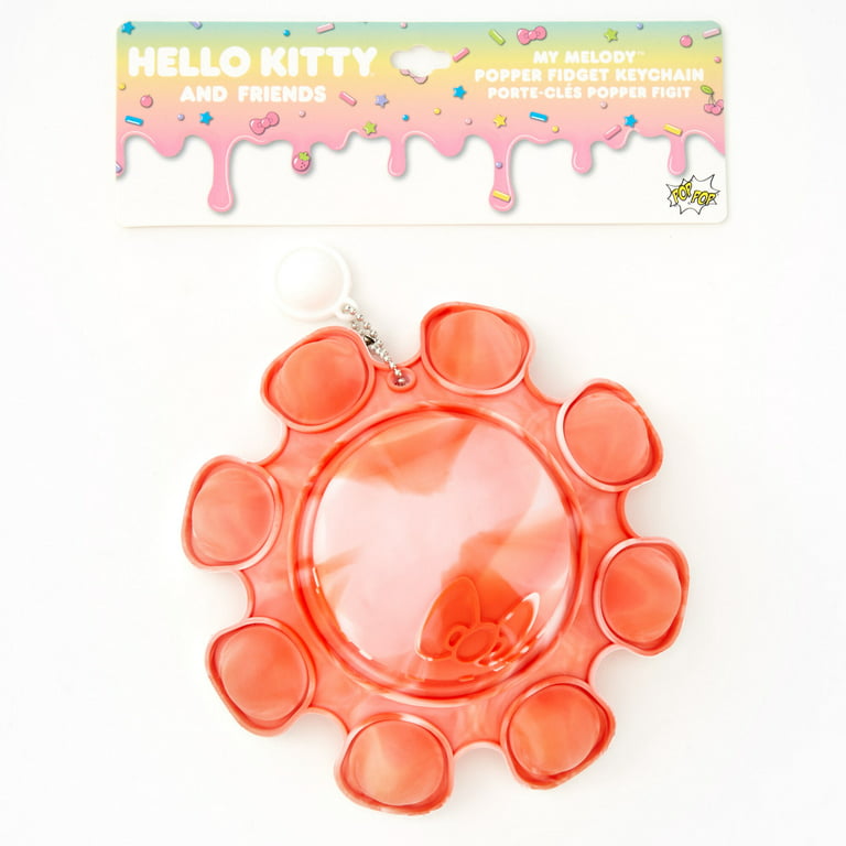 Claire's Hello Kitty® And Friends Reversible OctopPop Popper Fidget Toy,  Silicon Pl Keychain, Plastic