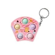 Claires Back to School Pastel Whac-a-Bear Game Keychain, Medium