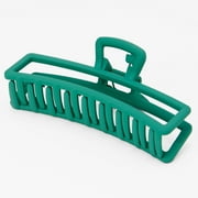 Claires Moss Large Rectangle Hair Claw