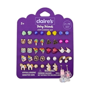 Claire's Multi Earring Studs - Fairy, 20pcs