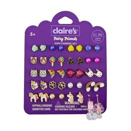 Claire's Multi Earring Studs - Fairy, 20pcs