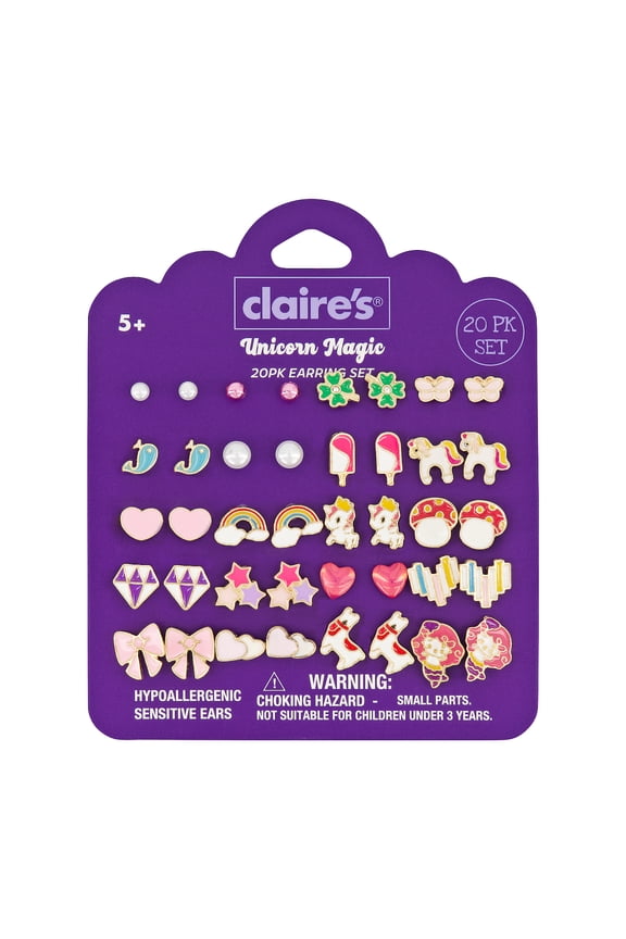 Multi Earring Studs - Mermaid, 20pcs