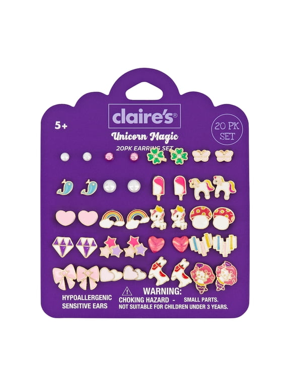 Multi Earring Studs - Mermaid, 20pcs