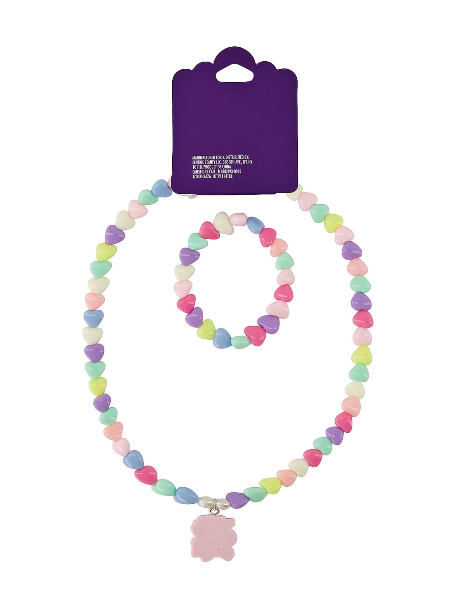 Claire's Necklace/Bracelet Set - Unicorn, 2 pcs