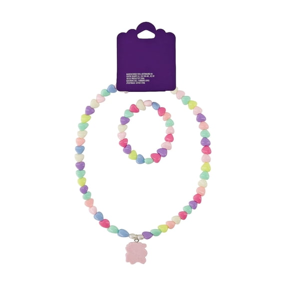 Claire's Necklace/Bracelet Set - Unicorn, 2 pcs