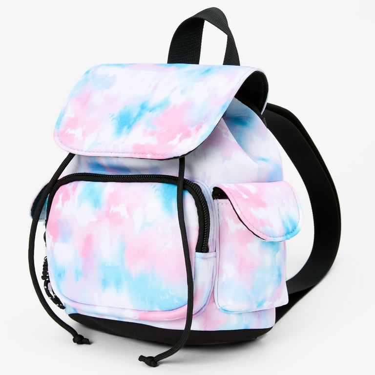 Claire's Pink and Blue Tie Die Mini Neoprene Backpack - Walmart.com