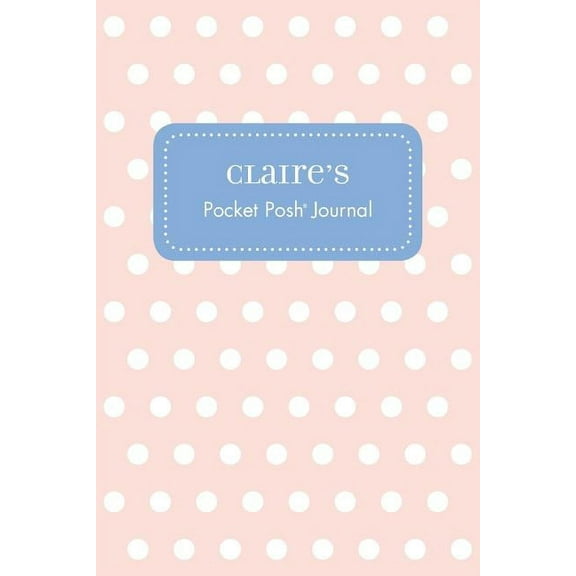 Claire's Pocket Posh Journal, Polka Dot, (Paperback)
