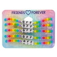 thumbnail image 1 of Claire's Rainbow Bead Stretch Friendship Bracelets, 5 Pack, 1 of 2
