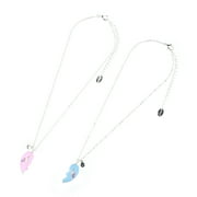 Claires Silver Evil Eye Heart & Star Chain Multi Strand Necklace, Female