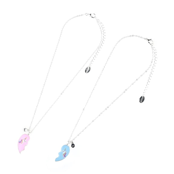 Claire's Silver Evil Eye Heart & Star Chain Multi Strand Necklace, Female