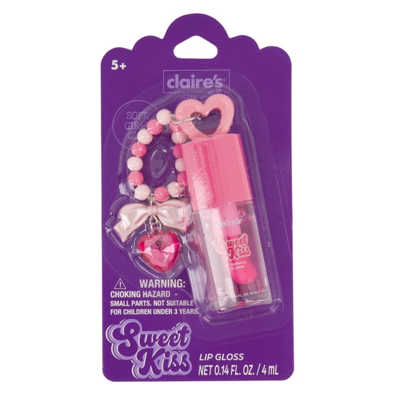 Claire's Sweet Kiss Lip Gloss - Strawberry