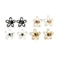 thumbnail image 1 of Claire's Teen Girls Metal Tone Flower Stud Earring Set, 4-Pack, Sensitive Solutions, 1 of 6