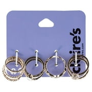 CLAIRE'S Teenager's Rose Gold Glam Ring Set, Ring Size 9, Large, 8 Pack, 06832