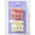 thumbnail image 1 of Claire's Tween Girl's Pastel Butterfly Small Claw Clips, Pink and Cream, 2-Pack, 1 of 1