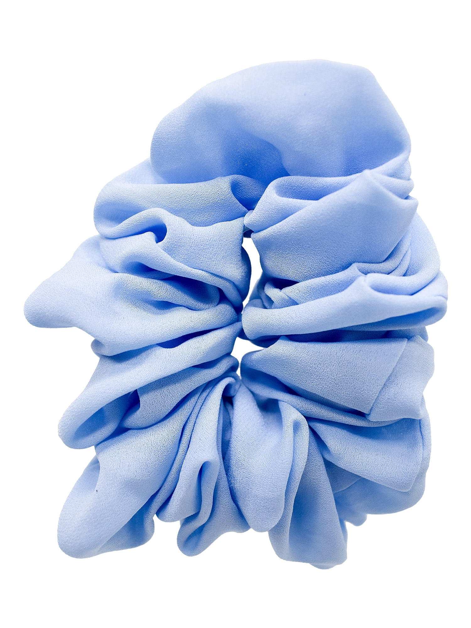 Claire's Tween Girls Stylish Extra Large Baby Blue Scrunchie Hair Tie