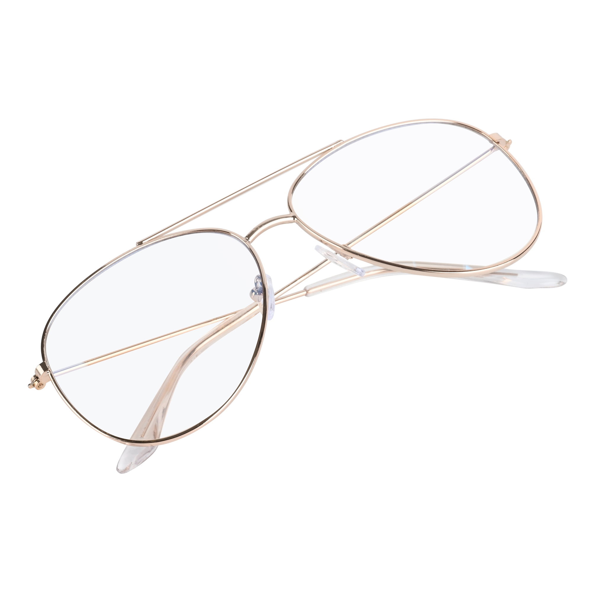 Claire's Tweens' Gold Wire Frame Blue Light Blocking Glasses Claire's Tweens' Gold Wire Frame Blue Light Blocking Glasses