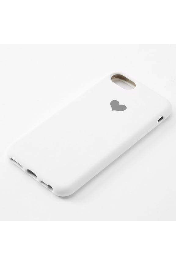 White Heart Phone Case - Fits iPhone 6/7/8/SE