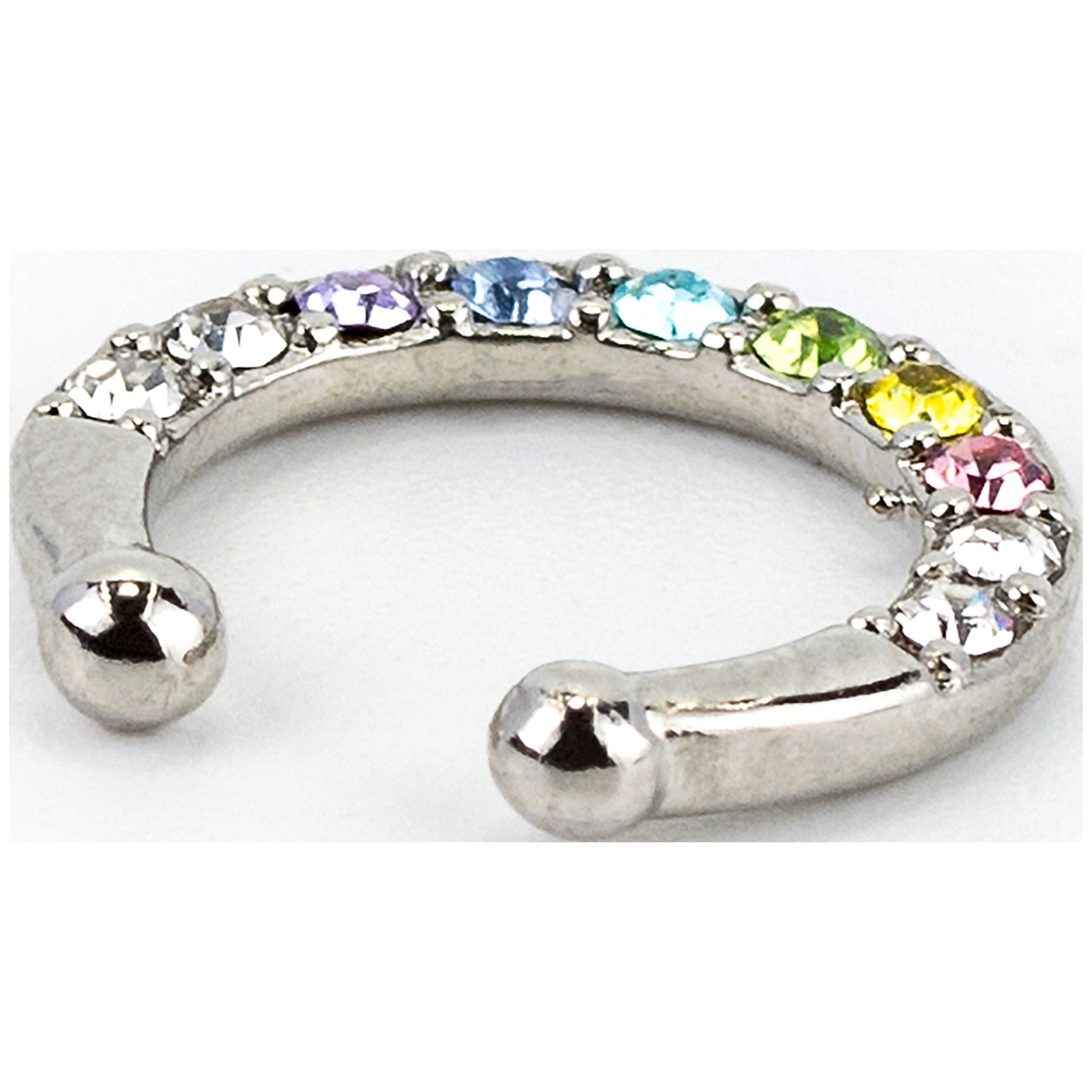 Rainbow septum deals clicker