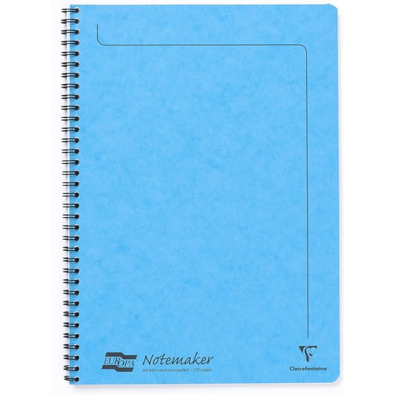 Notemaker Designs Clairefontaine Europa Side-Wirebound Notemaker A4 - 60 Sheets ...
