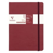 Clairefontaine "My Essential" Bound Paginated Notebook - 96 Ruled Sheets - 6 x 8 1/4 - Red