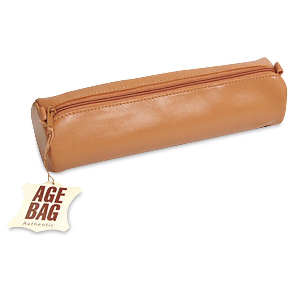 Clairefontaine Round Leather Pencil Case - Tan
