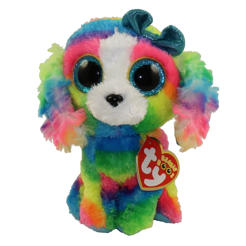 Ty Small Claires Ty Beanies Girls Ty Beanie Boo Small Lola The Dog Plush Toy ...