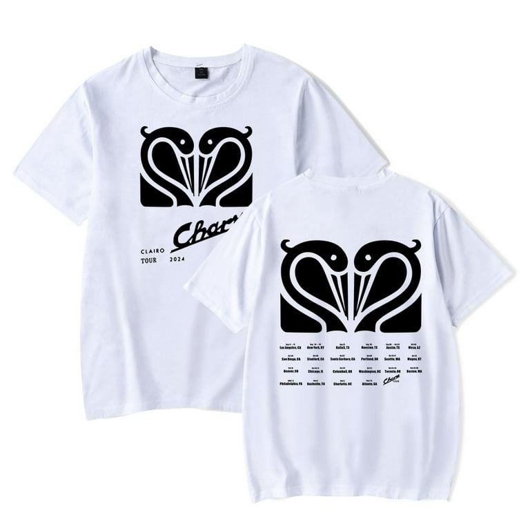 Clairo 2024 The Charm T-shirts Singer Tour Concert Merch Men