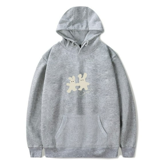 Clairo Charm Bunny Hoodies Tour New Logo Merch Hooded Sweatshirts Women Men Fashion Casual Streetwear