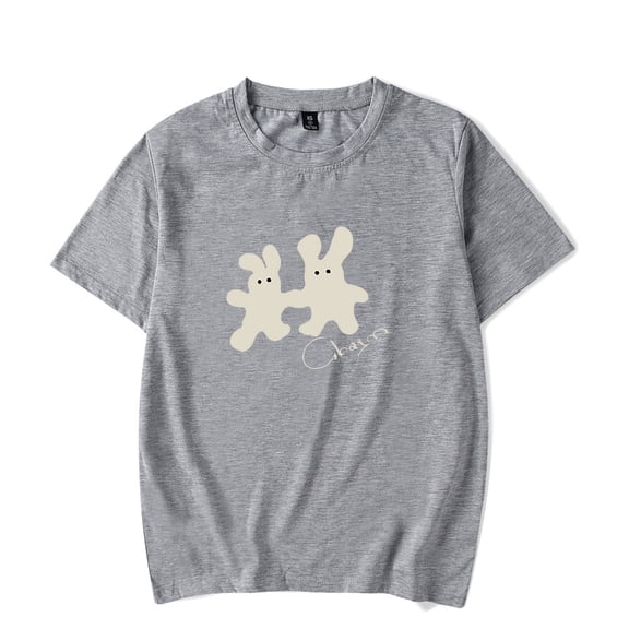 Clairo Charm Bunny Tee Tour New Logo Merch T-Shirts Summer Women Men Fashion Casual Crewneck Short Sleeve