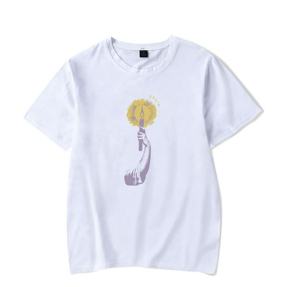 Clairo Charm Candle Tee New Logo Merch T-Shirts Cosplay Women Men Fashion Casual Crewneck Short Sleeve