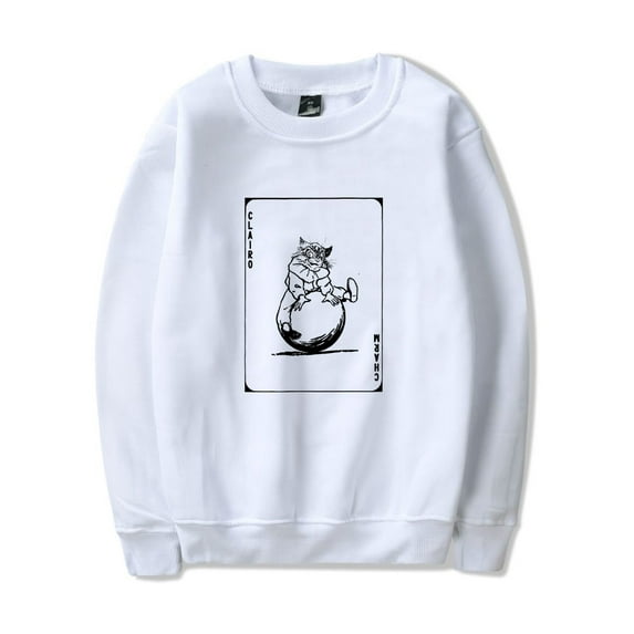 Clairo Charm Card Long Sleeve Sweatshirts New Logo Merch Cosplay Women Men Fashion Casual Streetwear
