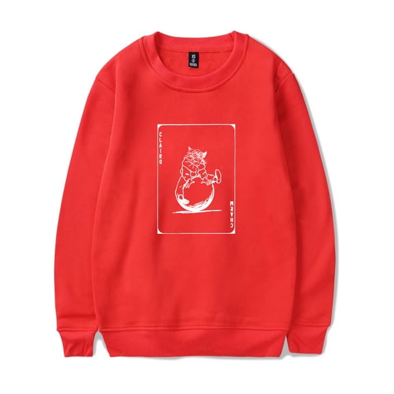 Clairo Charm Card Long Sleeve Sweatshirts New Logo Merch Cosplay Women Men Fashion Casual Streetwear