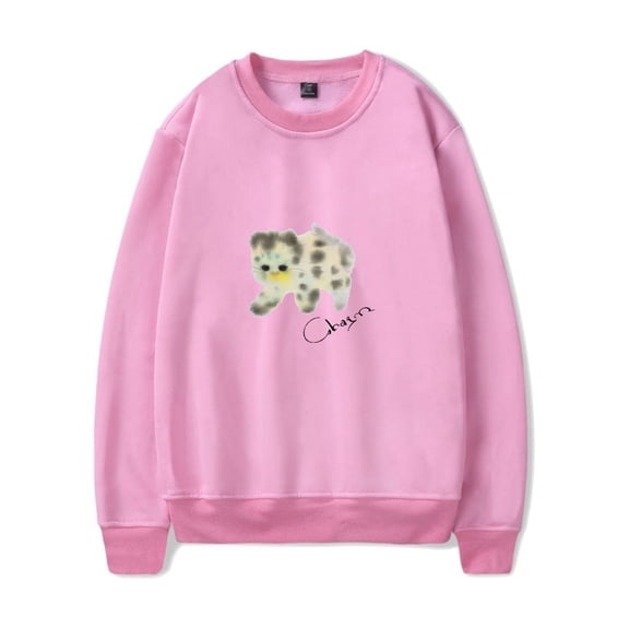 Clairo Charm Cat Long Sleeve Sweatshirts 2024 Tour New Logo Merch Cosplay Women Men Fashion Casual Streetwear