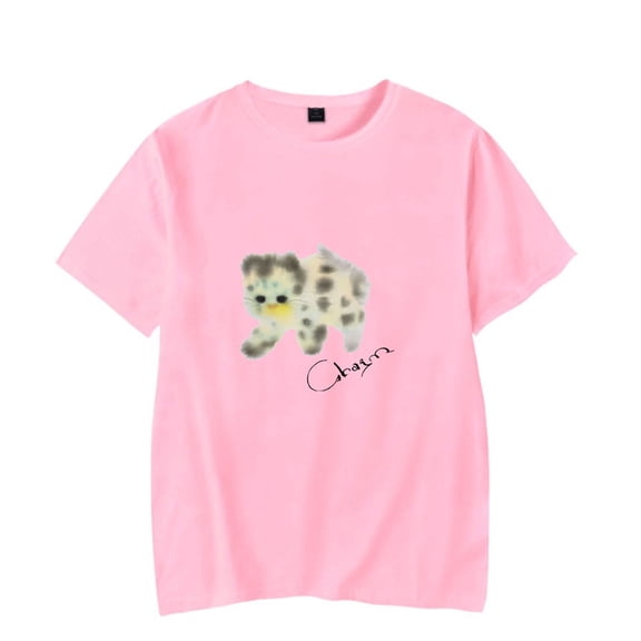 Clairo Charm Cat Tee 2024 Tour New Logo Merch T-Shirts Cosplay Women Men Fashion Casual Crewneck Short Sleeve