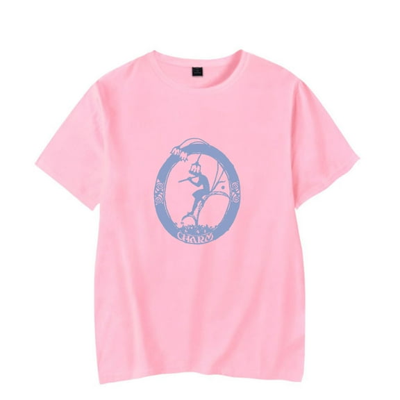 Clairo Charm Card Tee New Logo Merch T-Shirts Cosplay Women Men Fashion Casual Crewneck Short Sleeve