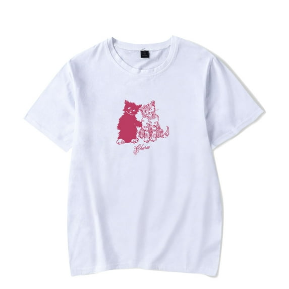 Clairo Charm Friends Tee New Logo Merch T-Shirts Cosplay Women Men Fashion Casual Crewneck Short Sleeve