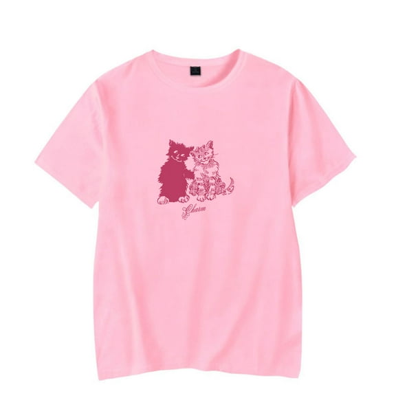 Clairo Charm Friends Tee New Logo Merch T-Shirts Cosplay Women Men Fashion Casual Crewneck Short Sleeve