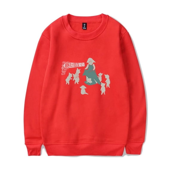 Clairo Charm Herd Long Sleeve Sweatshirts New Logo Merch Cosplay Women Men Fashion Casual Streetwear