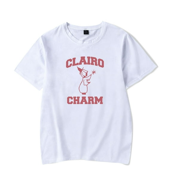 Clairo Charm Spell Tee New Logo Merch T-Shirts Cosplay Women Men Fashion Casual Crewneck Short Sleeve