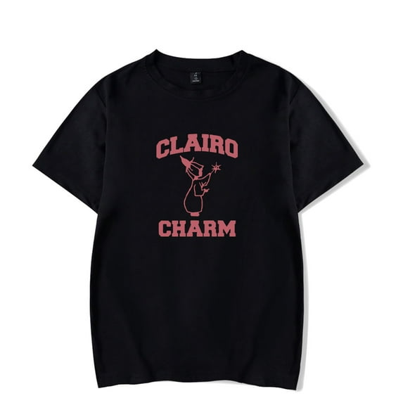 Clairo Charm Spell Tee New Logo Merch T-Shirts Cosplay Women Men Fashion Casual Crewneck Short Sleeve