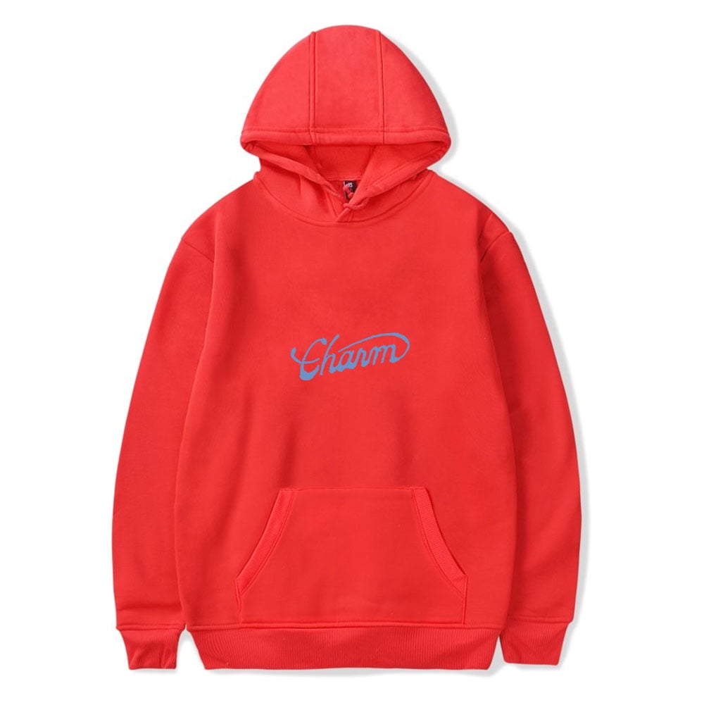 Clairo Charm Text Hoodies Album New Logo Merch Pullovers Clairo Charm Text Hoodies Album New Logo Merch Pullovers