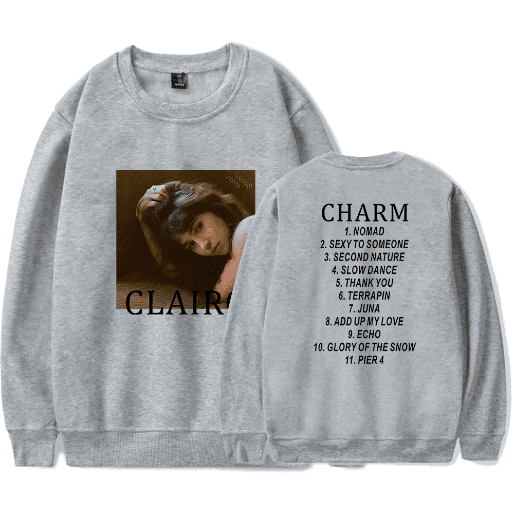 Clairo Charm スウェット L Clairo Charm Tracklist Merch Crewneck Sweatshirts Winter
