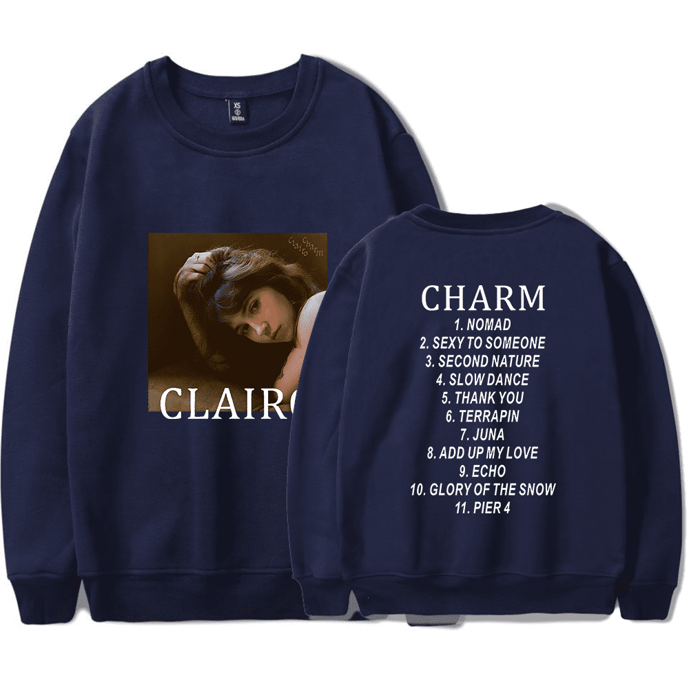 Clairo Charm スウェット L Clairo Charm Tracklist Merch Crewneck Sweatshirts Winter