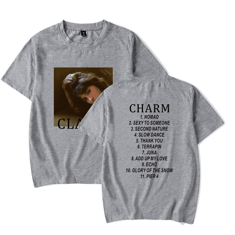 Clairo Charm Tracklist T-Shirts Singer 2024 Tour Merch Tee