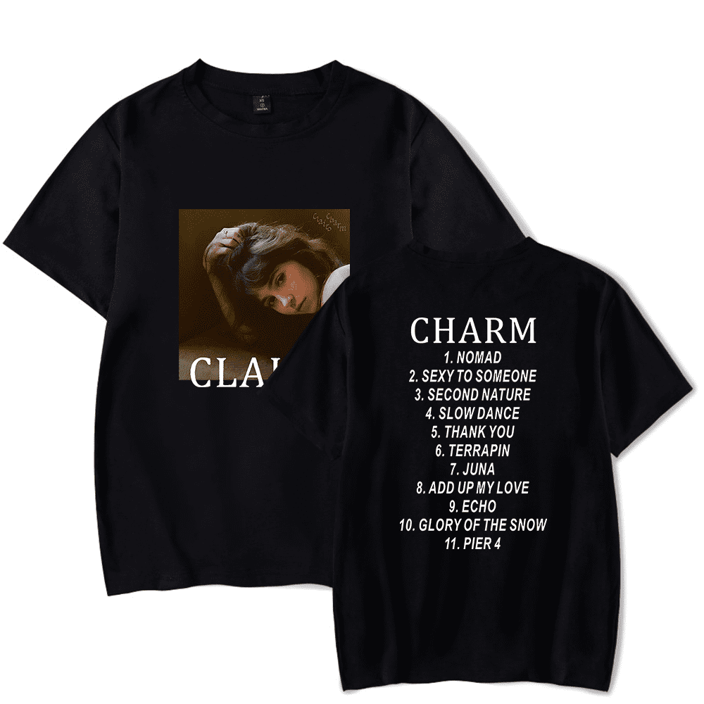 Clairo Charm Tracklist T-Shirts Singer 2024 Tour Merch Tee