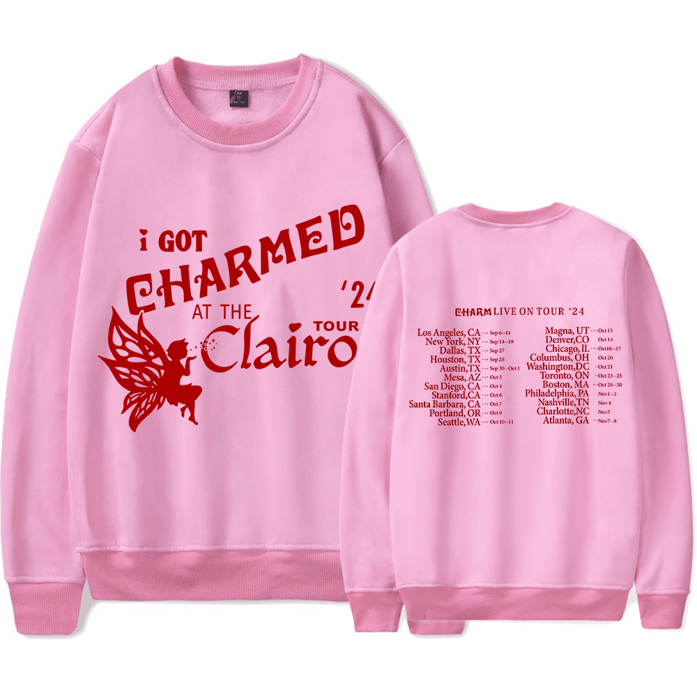 Clairo I Got Charmed at the Clairo Tour Crewneck Sweatshirt Merch ...