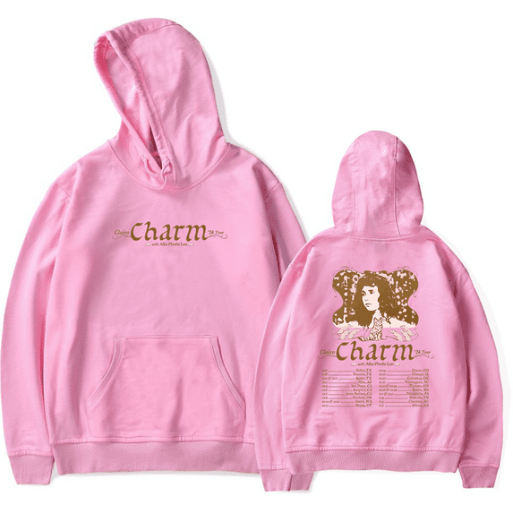 Clairo Merch Charm 24 Tour Hoodies New Logo Merch Cosplay Women Men Fashion Casual Hooded Sweatshirts