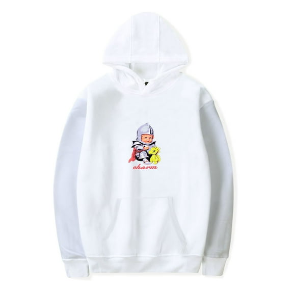 Clairo Merch Charm Baby Knight Hoodie Fashion Hoodies Men Women Long Sleeve Sweatshirt Pullover Top