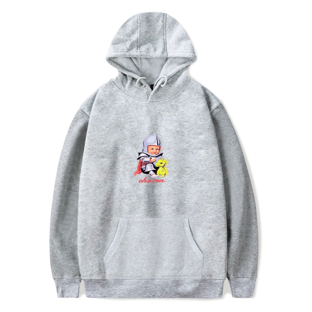 Clairo Merch Charm Baby Knight Hoodie Fashion Hoodies Men Clairo Merch Charm Baby Knight Hoodie Fashion Hoodies Men